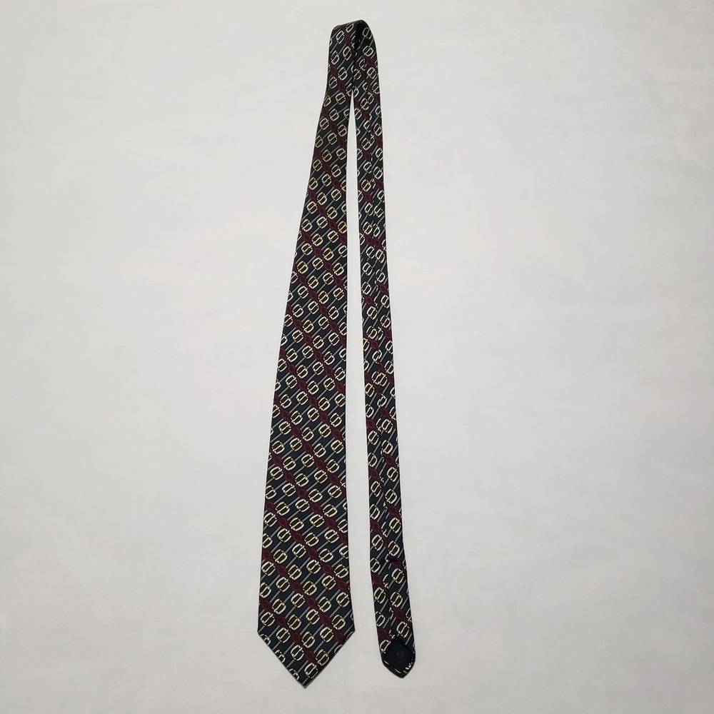 Brooks Brothers Makers 100% Silk Handmade Men's Necktie Equestrian Tack Print - Picture 5 of 6